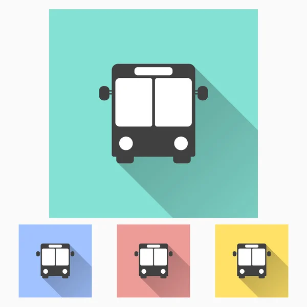 Icono de autobús — Archivo Imágenes Vectoriales