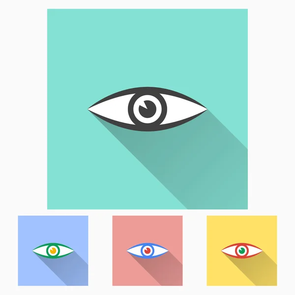 Значок ока — стоковий вектор