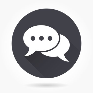 Sohbet simgesi. simge.