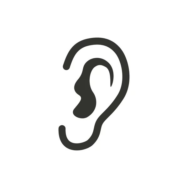 Ear   icon. — Stock Vector