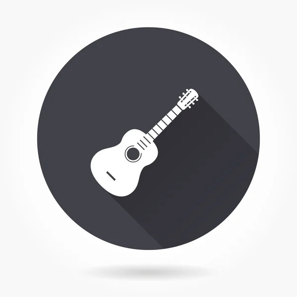 Icono de guitarra . — Vector de stock