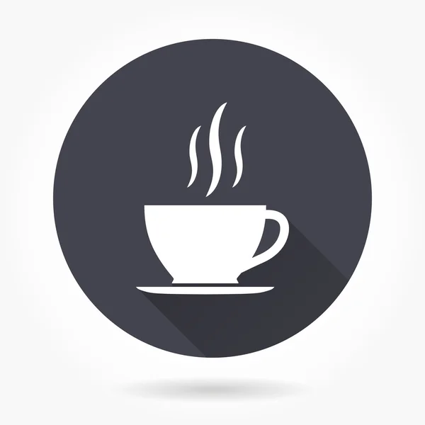 Kaffee-Ikone. — Stockvektor