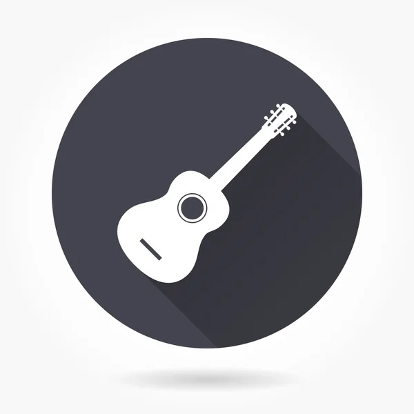 Icona della chitarra . — Vettoriale Stock