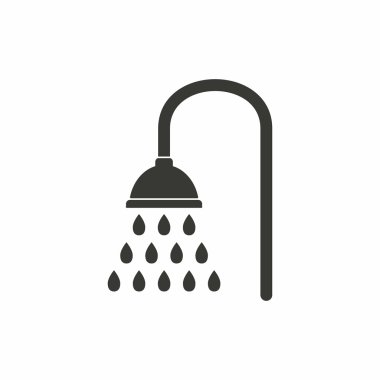 Duş - vektör simgesi.