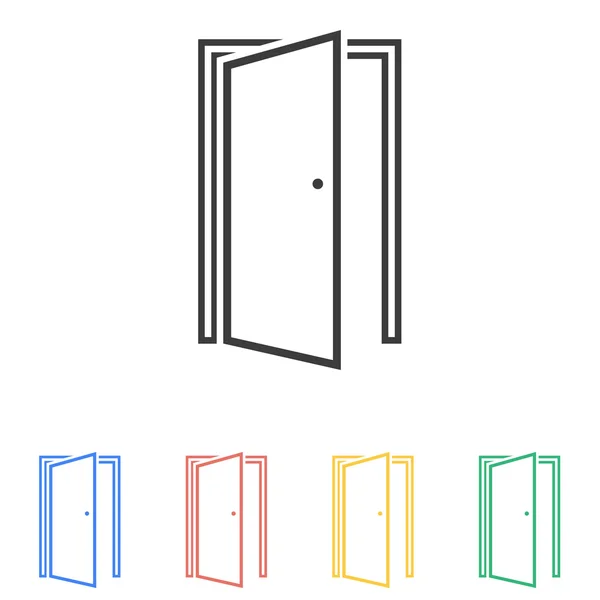 Icône de porte — Image vectorielle