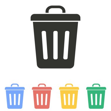 Bin - vektör simgesi
