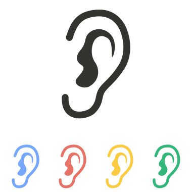 Kulak - vektör simgesi