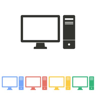 Bilgisayar - vektör simgesi