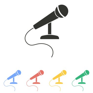 Mikrofon - vektör simgesi