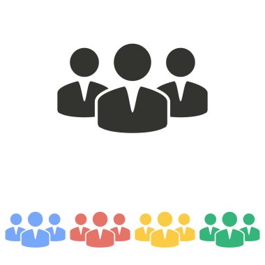 İnsanlar - vektör simgesi.