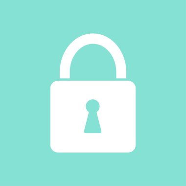 Kilit - vektör simgesi.