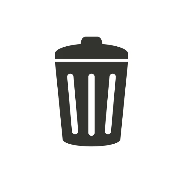 Bin - vector icon. — Stock Vector