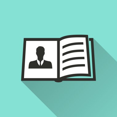 Kitap - vektör simgesi.. 