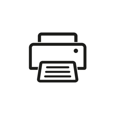 Yazıcı - vektör simgesi.