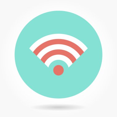 Wi-Fi - vektör simgesi.