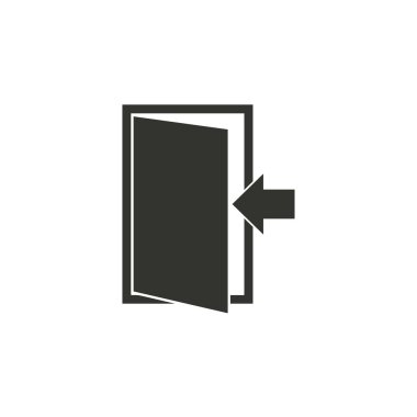 Kapı - vektör simgesi.