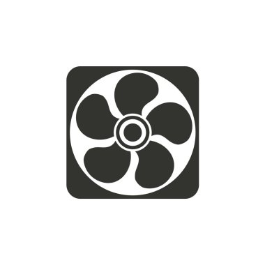 Fan - vektör simgesi.