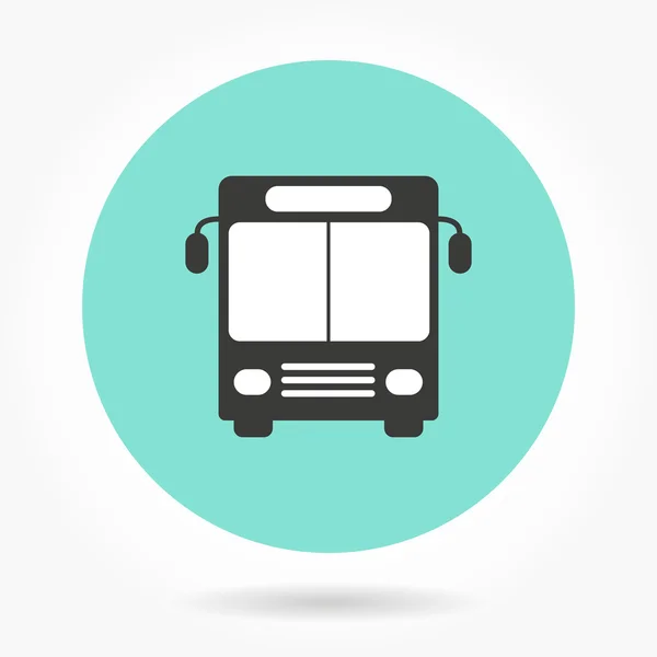 Bus - icono de vector . — Vector de stock