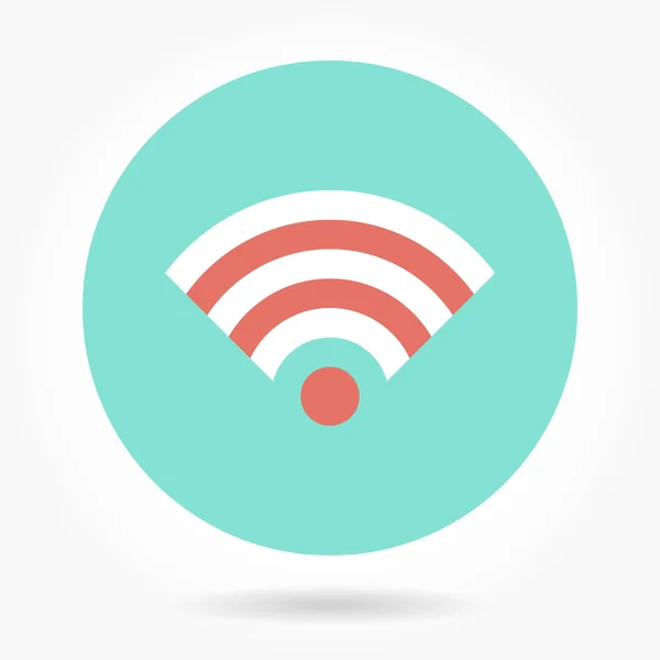 Wi-fi - Vektorsymbol. — Stockvektor