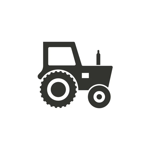 Tractor - icono de vector . — Archivo Imágenes Vectoriales