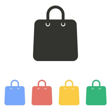 alışveriş çantası - vektör simgesi.