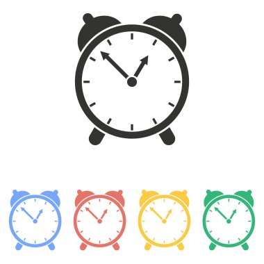 Saat - vektör simgesi.