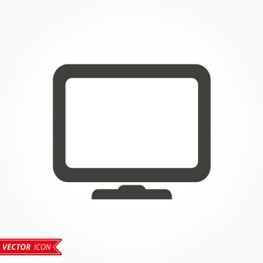 TV - vektör simgesi.