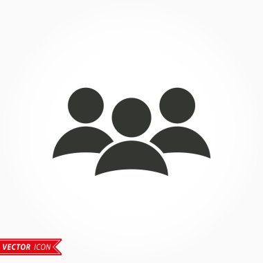 İnsanlar - vektör simgesi.