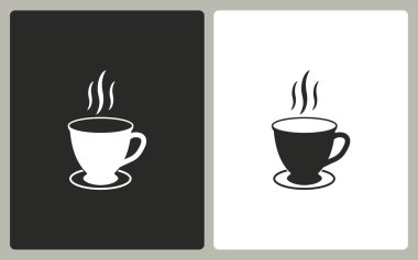 kahve - vektör simgesi.