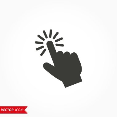 Touch  - vector icon. clipart