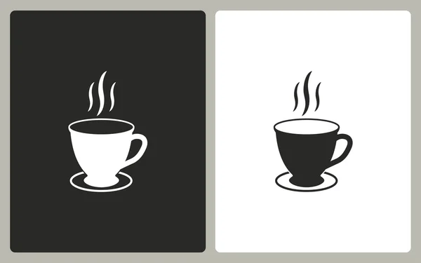 Café - icône vectorielle . — Image vectorielle