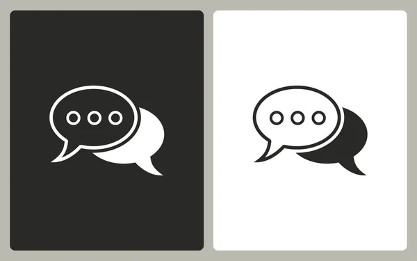 Chatten - Vektor-Symbol. — Stockvektor