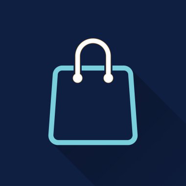 alışveriş çantası - vektör simgesi.