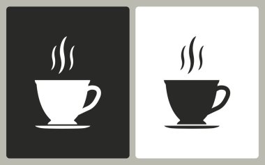 kahve - vektör simgesi.