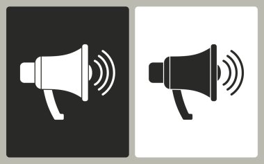 Hoparlör - vektör simgesi.