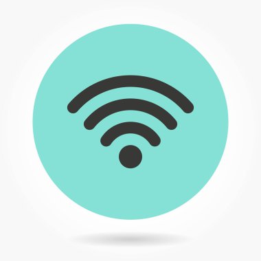 Wi-Fi - vektör simgesi.
