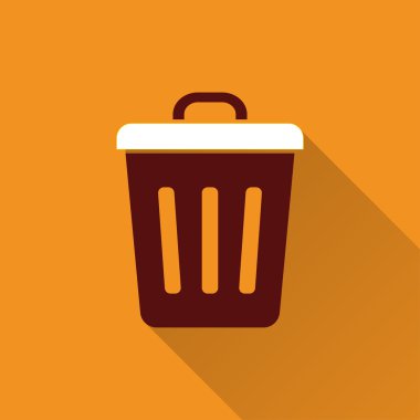 Bin - vektör simgesi.