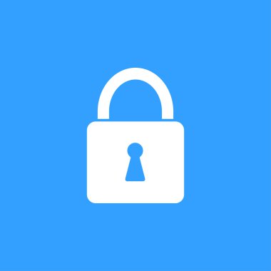 Kilit - vektör simgesi.