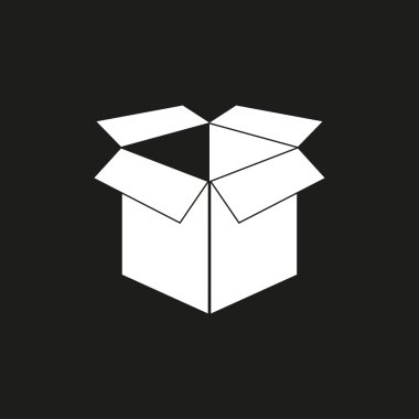 Kutusu - vektör simgesi.