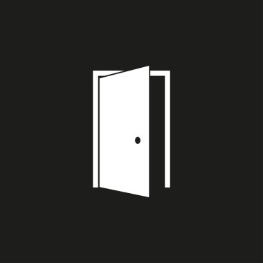 Kapı - vektör simgesi.