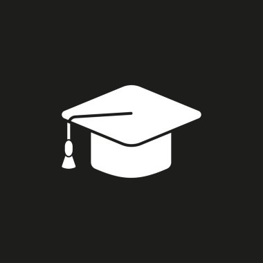 Mezuniyet - vektör simgesi.