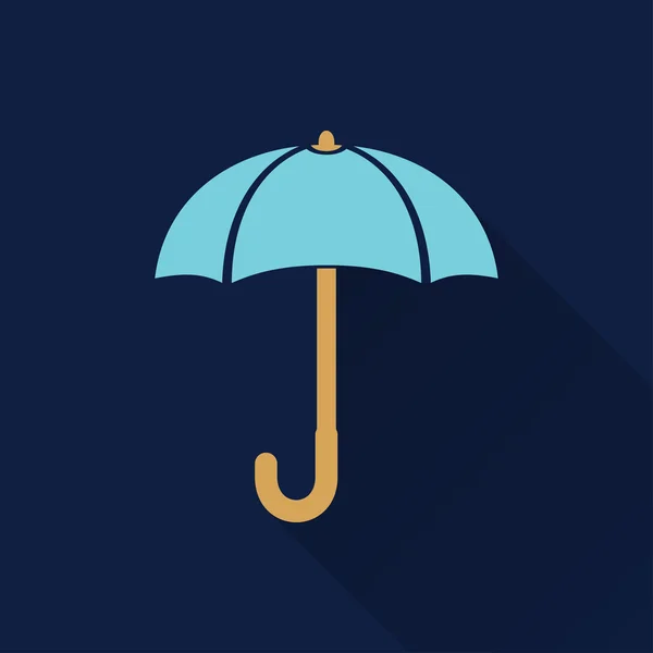 Parapluie - icône vectorielle . — Image vectorielle
