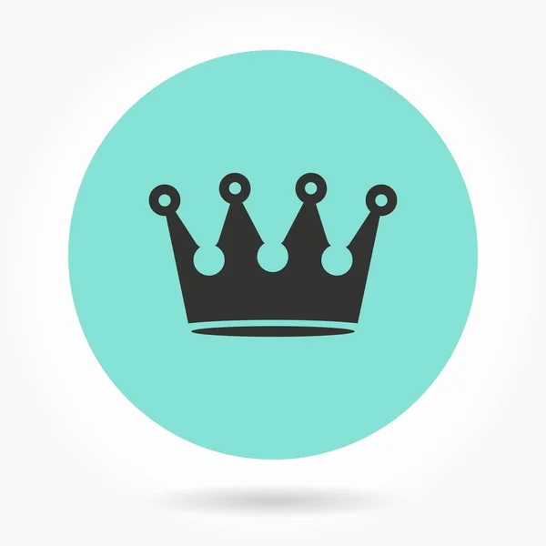 Crown - vektor icon. — Stock vektor