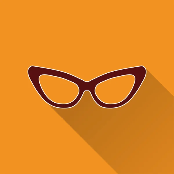 Gafas - icono de vector . — Vector de stock