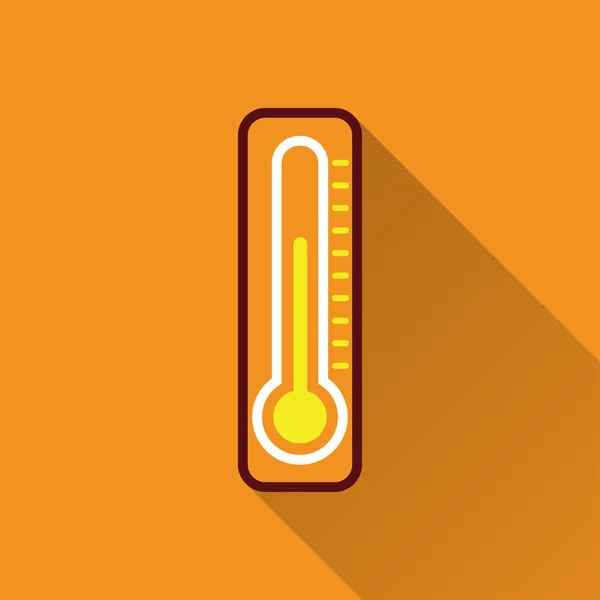 Θερμόμετρο - εικονίδιο του φορέα. — Διανυσματικό Αρχείο