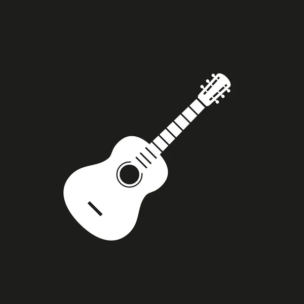 Guitarra - ícone vetorial . — Vetor de Stock