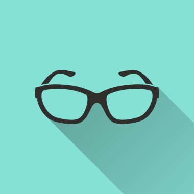 Gözlük - vektör simgesi.