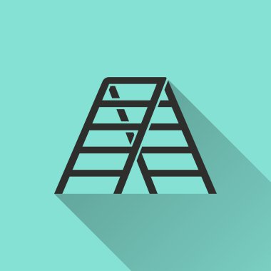 Merdiven - vektör simgesi.