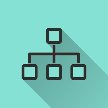 Network Kontrolü-vektör simgesi.