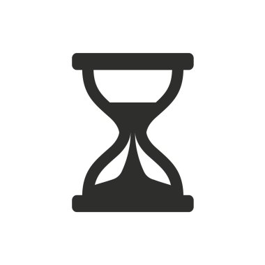 Kum saati - vektör simgesi.